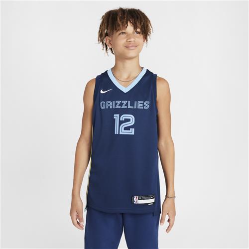 Memphis Grizzlies 2023/24 Icon Edition Nike NBA Swingman-trøje til større børn - blå