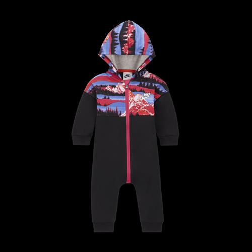 Nike Snow Day-heldragt med hætte til babyer - sort