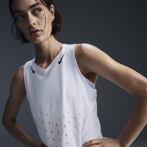 Nike AeroSwift Dri-FIT ADV-løbeundertrøje til kvinder - hvid