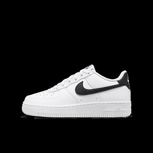 Nike Air Force 1-sko til større børn - hvid