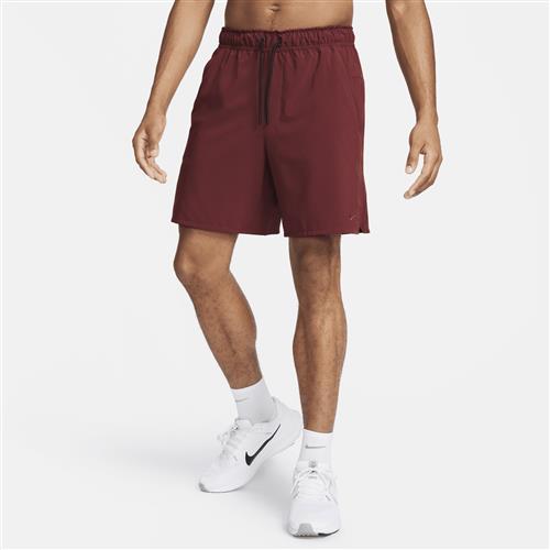 Alsidige Nike Unlimited-Dri-FIT-shorts (18 cm) uden for til mænd - rød