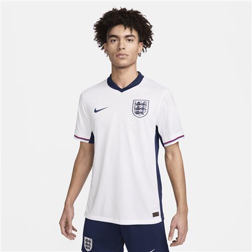England 2024/25 Stadium Home Nike Dri-FIT Replica-fodboldtrøje til mænd (herrehold) - hvid