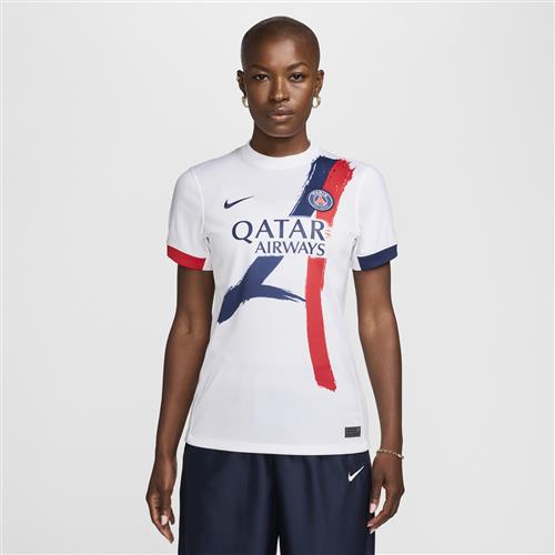 Paris Saint-Germain 2024/25 Stadium Away Nike Dri-FIT Replica-fodboldtrøje til kvinder - hvid