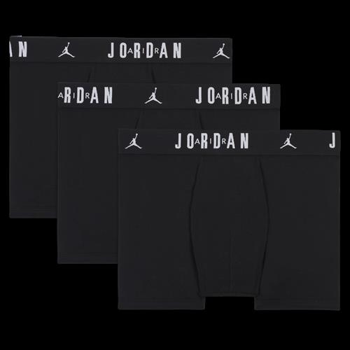 Jordan Flight Cotton Core-boksershorts til større børn (3 stk.) - sort