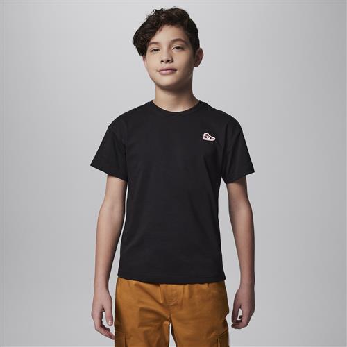 Air Jordan 1 Patch-T-shirt til større børn - sort
