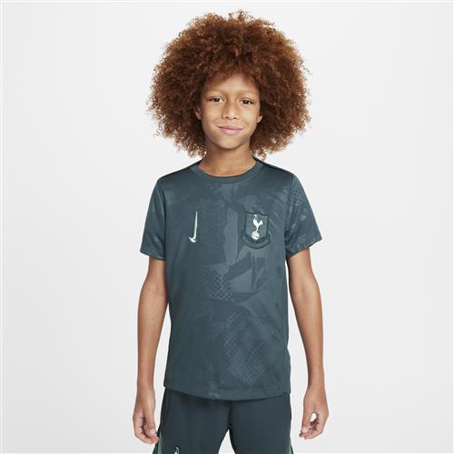 Tottenham Hotspur Academy Pro Third Nike opvarmningstrøje til fodbold til større børn - grå