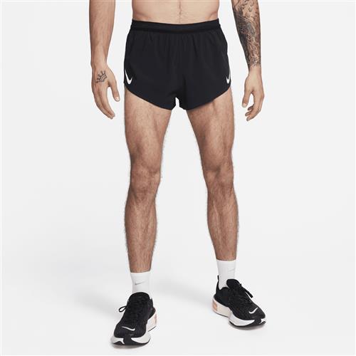 Nike AeroSwift Dri-FIT ADV-løbeshorts med indershorts (5 cm) til mænd - sort
