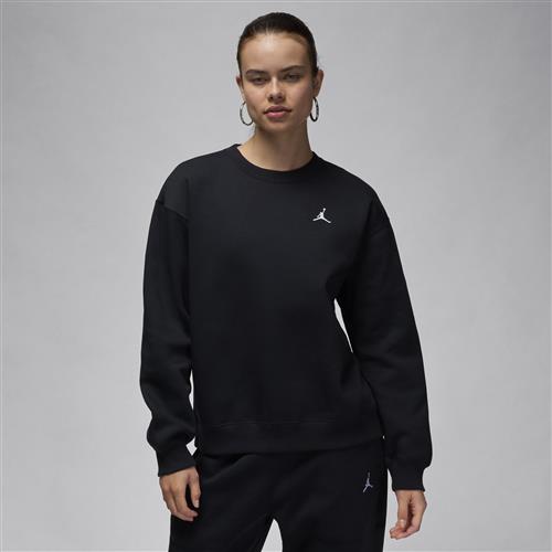 Jordan Brooklyn Fleece-sweatshirt med rund hals til kvinder - sort