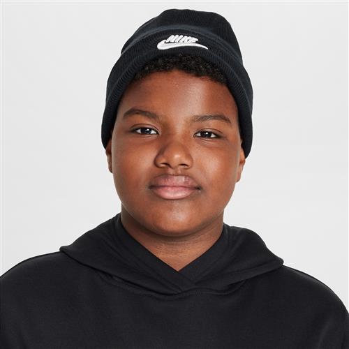 Nike Peak-beanie til større børn - sort