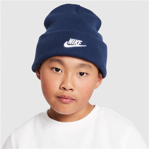 Nike Peak-beanie til større børn - blå