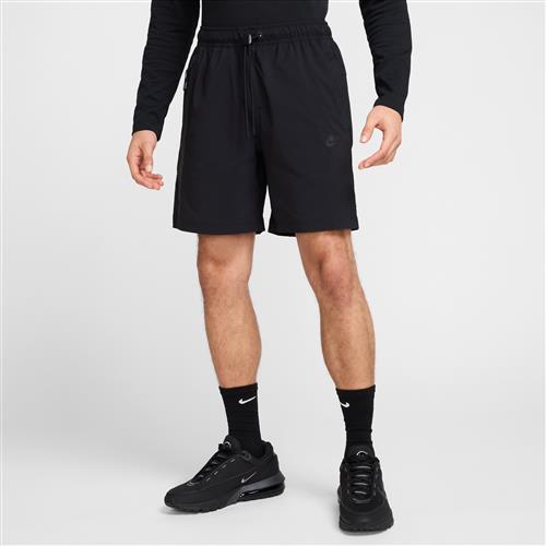 Vævede Nike Tech-shorts til mænd - sort