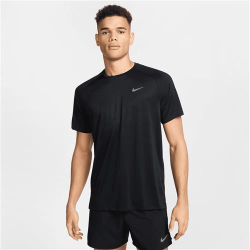 Kortærmet Nike Stride Dri-FIT ADV-løbetop til mænd - sort