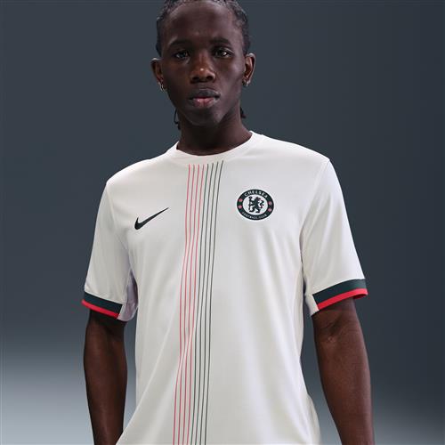 Chelsea FC 2025/26 Stadium Away Nike Dri-FIT Replica-fodboldspillertrøje til mænd - grå