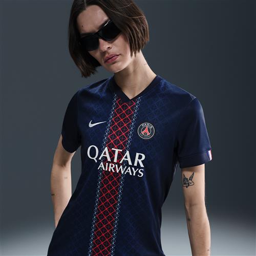 Paris Saint-Germain 2025/26 Stadium Home Nike Dri-FIT Replica-fodboldtrøje til kvinder - blå