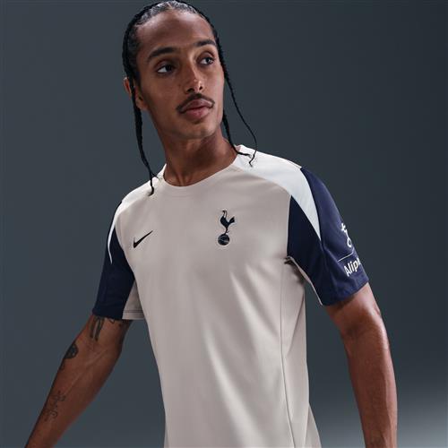 Kortærmet Tottenham Hotspur Strike Nike Dri-FIT-fodboldtrøje til mænd - grå