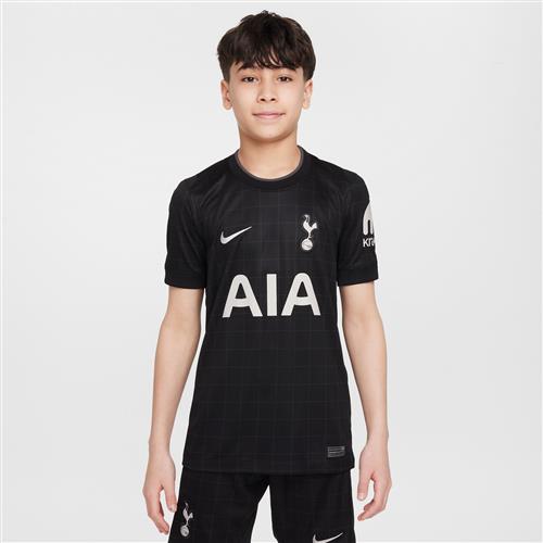 Tottenham Hotspur 2025/26 Stadium Away Nike Dri-FIT Replica-fodboldspillertrøje til større børn - sort