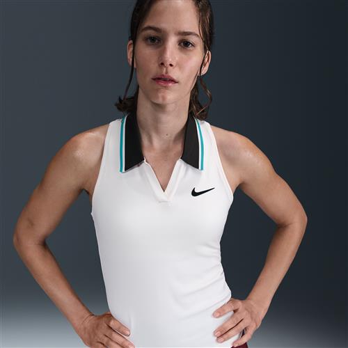 NikeCourt Slam Dri-FIT-tennistanktop til kvinder - brun