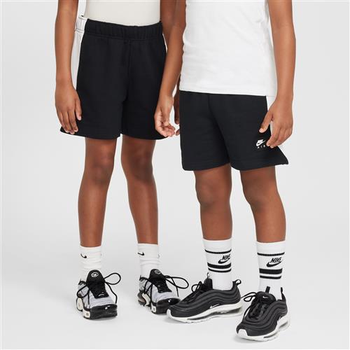 Nike Air-fleeceshorts til større børn - sort
