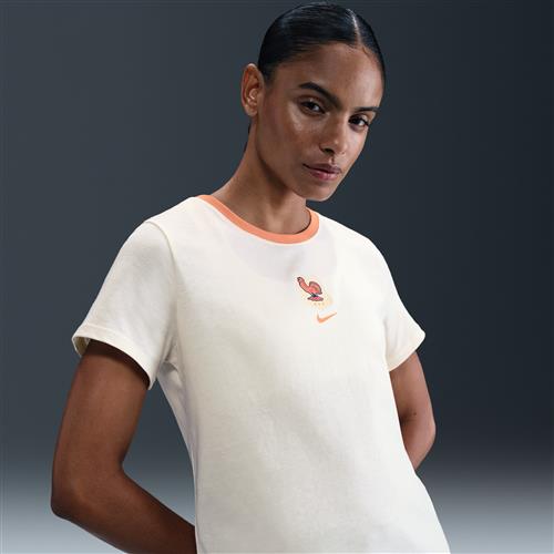 FFF Nike Football-T-shirt til kvinder - brun