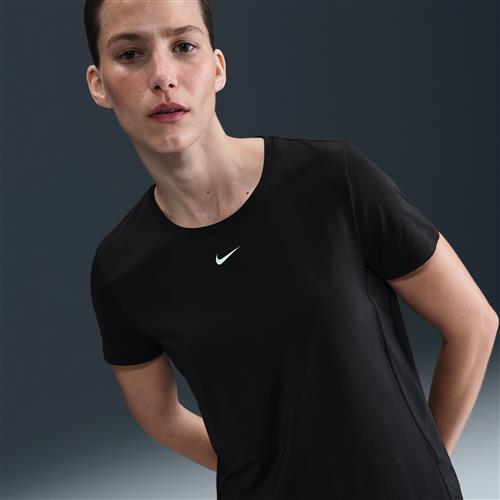 Kortærmet Nike One Classic Dri-FIT-trøje til kvinder - sort