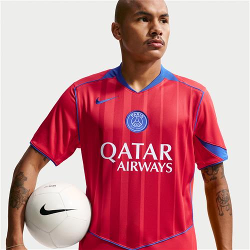 Paris Saint-Germain 2025/26 Stadium Third Nike Dri-FIT Total 90 Replica-fodboldtrøje til mænd - rød