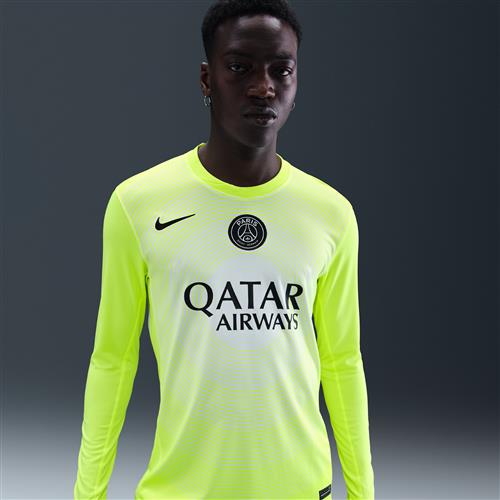 Paris Saint-Germain 2025/26 Stadium Goalkeeper Third Nike Dri-FIT Replica-fodboldtrøje til mænd - gul
