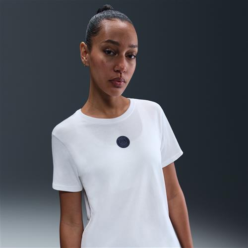 Paris Saint-Germain Nike Football-T-shirt til kvinder - hvid