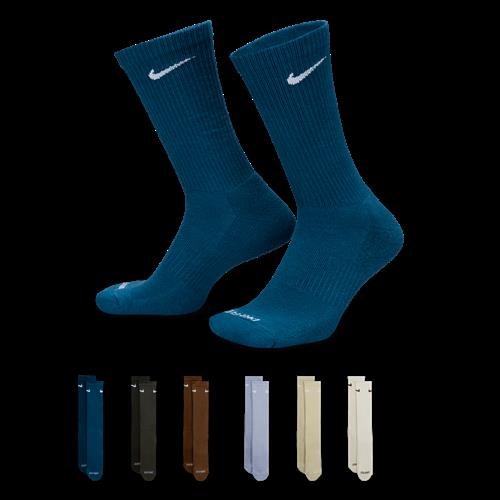 Nike Everyday Plus Cushioned-crew-træningsstrømper (6 par) - multifarvet