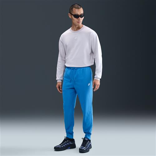 Nike Club-joggers i french terry til mænd - blå