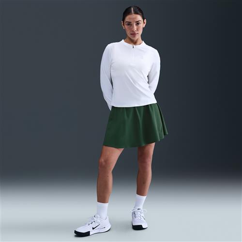 NikeCourt Ace Advantage Dri-FIT-tennisnederdel til kvinder - grøn