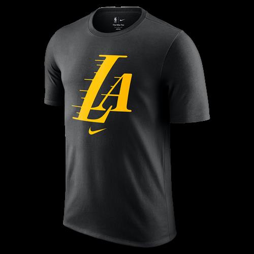 Los Angeles Lakers Essential City Edition Nike NBA-T-shirt til mænd - sort