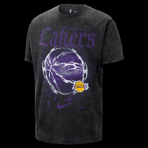 Los Angeles Lakers Courtside "Halloween" Nike NBA Max90-T-shirt til mænd - sort