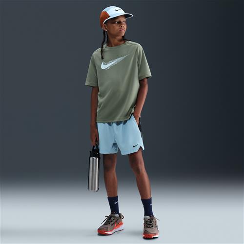 Vævede Nike Multi Tech Dri-FIT-shorts til større børn - blå