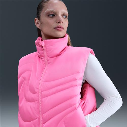 Oversized Nike Swoosh Series-dunvest til kvinder - Pink