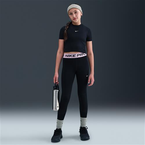 Nike Pro Dri-FIT-leggings til større børn (piger) - sort