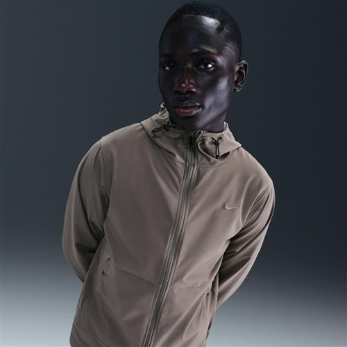 Alsidig Nike Unlimited Repel-jakke med hætte til mænd - grå