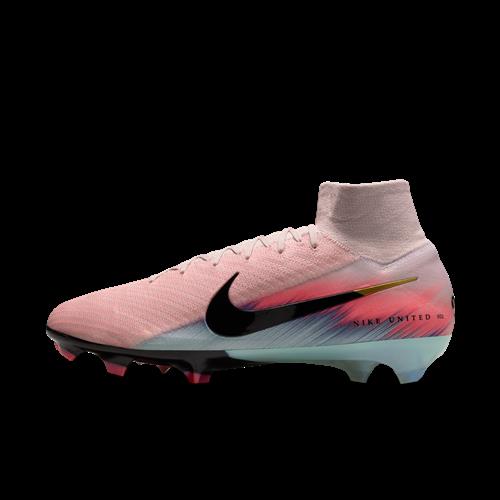 Nike United Mercurial Superfly 10 Elite High Top-fodboldstøvler til græs - Pink
