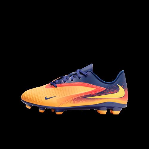 Nike Jr. Phantom 6 Low Club "Erling Haaland"-fodboldstøvler til flere typer underlag til større børn - Orange