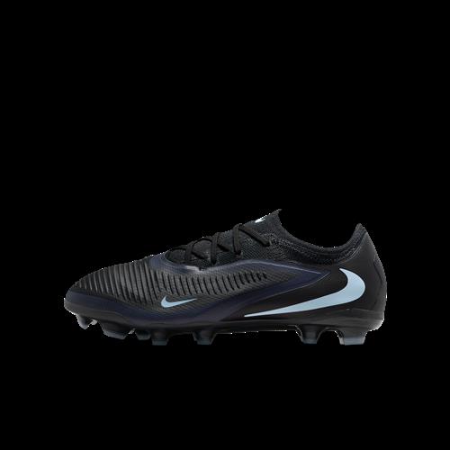 Nike Jr. Phantom 6 Low Pro-fodboldstøvler til flere typer underlag til større børn - sort