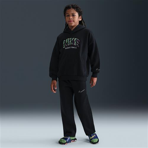 Nike Culture of Basketball-fleecebukser til større børn - sort