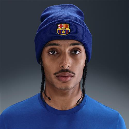 FC Barcelona Nike Dry-FIT Peak-beanie - blå