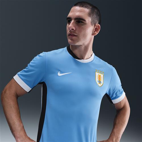 Uruguay 2024/25 Stadium Home (herrehold) Nike Dri-FIT Replica-fodboldtrøje til mænd - blå