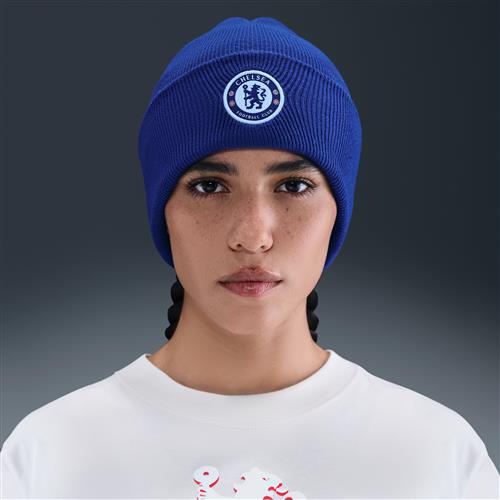 Chelsea Nike Dry-FIT Peak-beanie - blå