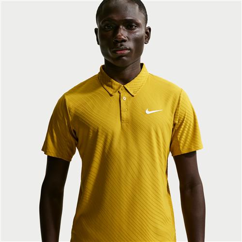 NikeCourt Slam Dri-FIT ADV-tennispolo til mænd - gul