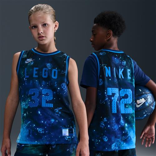 Nike x LEGO® Collection Dri-FIT-trøje til større børn - blå