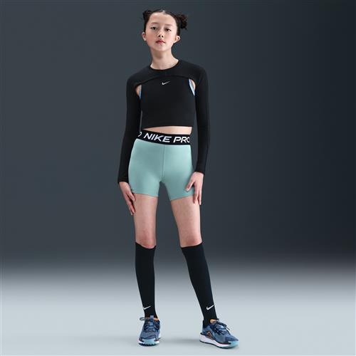 Nike Pro Dri-FIT-shorts til piger (7,6 cm) - grøn