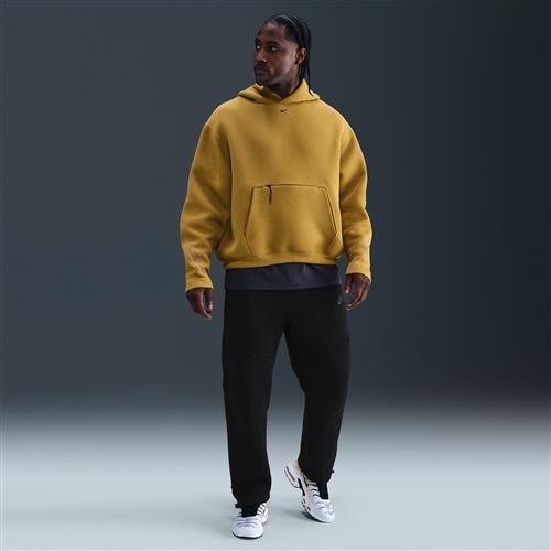 Nike Tech-fleecebukser med åben kant til mænd - sort