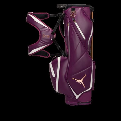 Jordan Fade Away Luxe-golftaske med 6-vejs top - rød