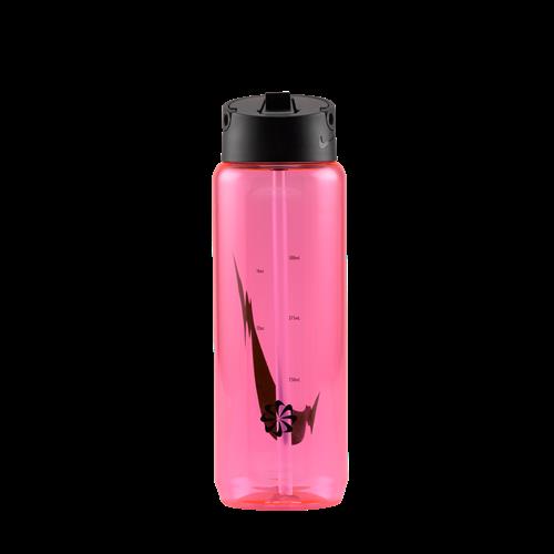 Nike Recharge Tritan-flaske med sugerør (710 ml) - Pink