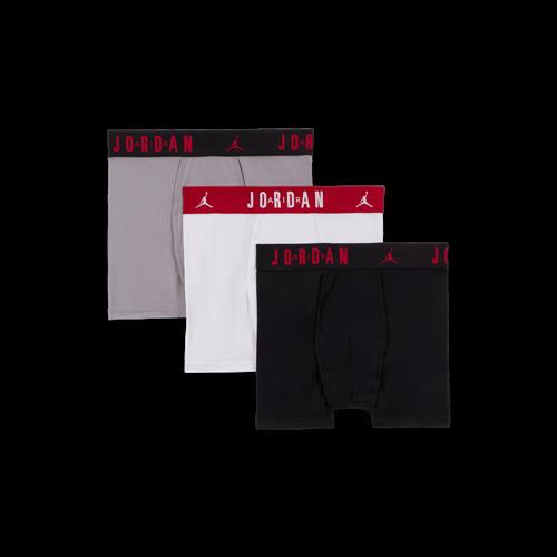 Jordan Flight Cotton Core-boksershorts til større børn (3 stk.) - sort